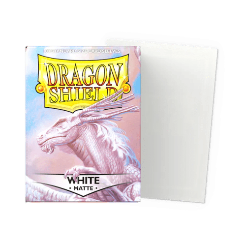 Dragon-Shield-White-Matte-100ct-Sleeves